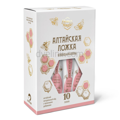 Алтайская ложка «Мёд, клюква & малина» Honey Magic