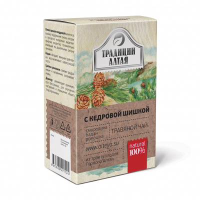 Травяной чай с кедровой шишкой
