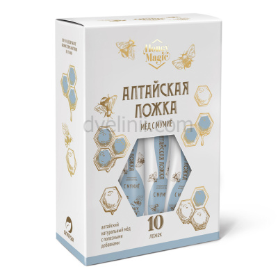  Алтайская ложка «Мёд с мумиё» Honey Magic 