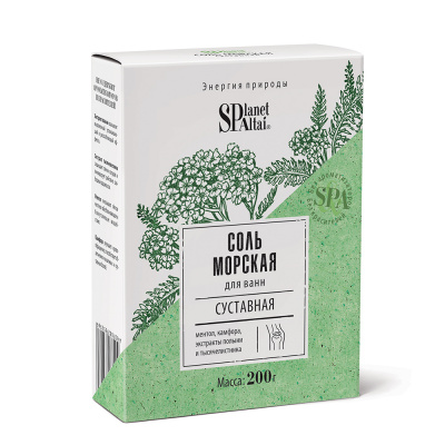 Planet SPA Altai Соль морская «Суставная» для ванн