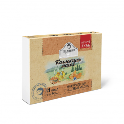 Коллекция натуральных пищевых масел «Традиции Алтая», 4*50 мл